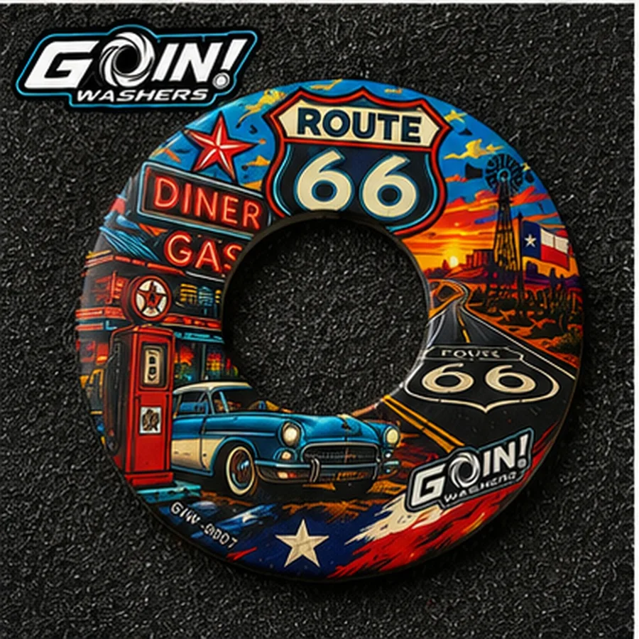 Custom road trip washer design