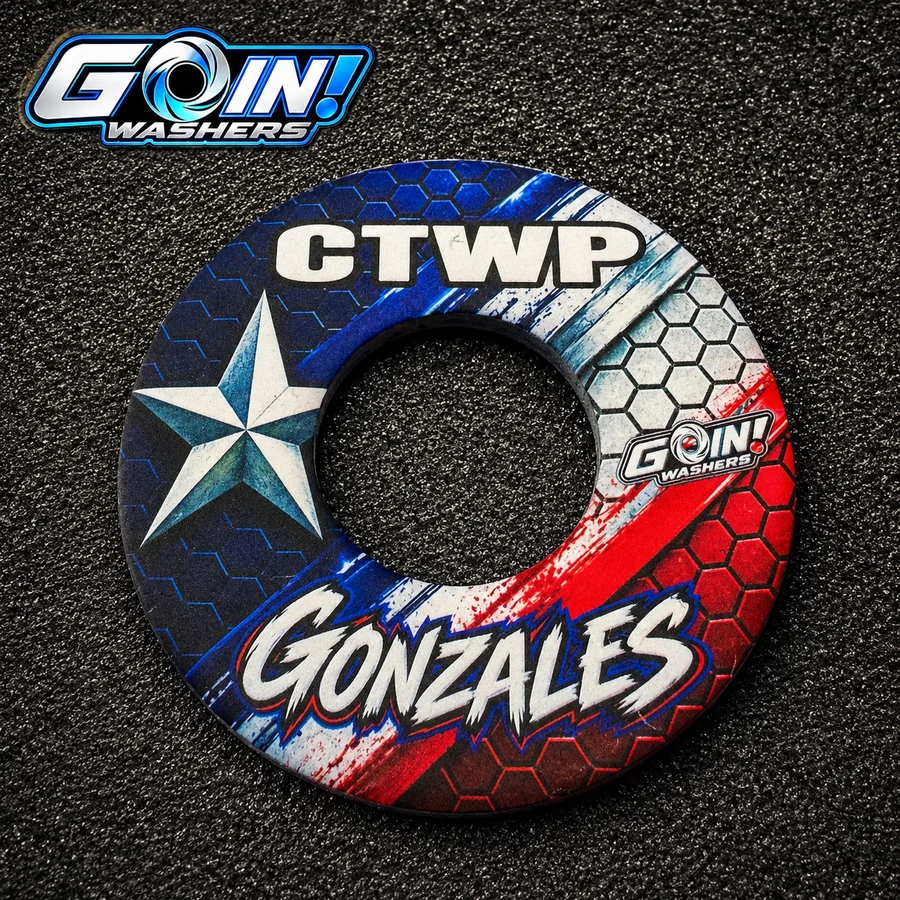Tournament custom washer design